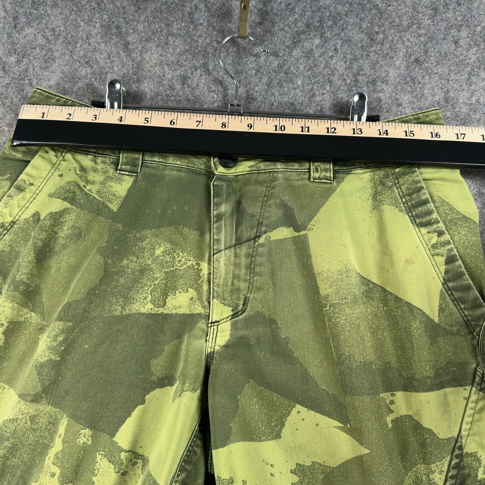 Fox Racing Cargo Shorts Mens 32 Green Camo 12 In Inseam Lined Motorcycle Casual - Picture 5 of 14